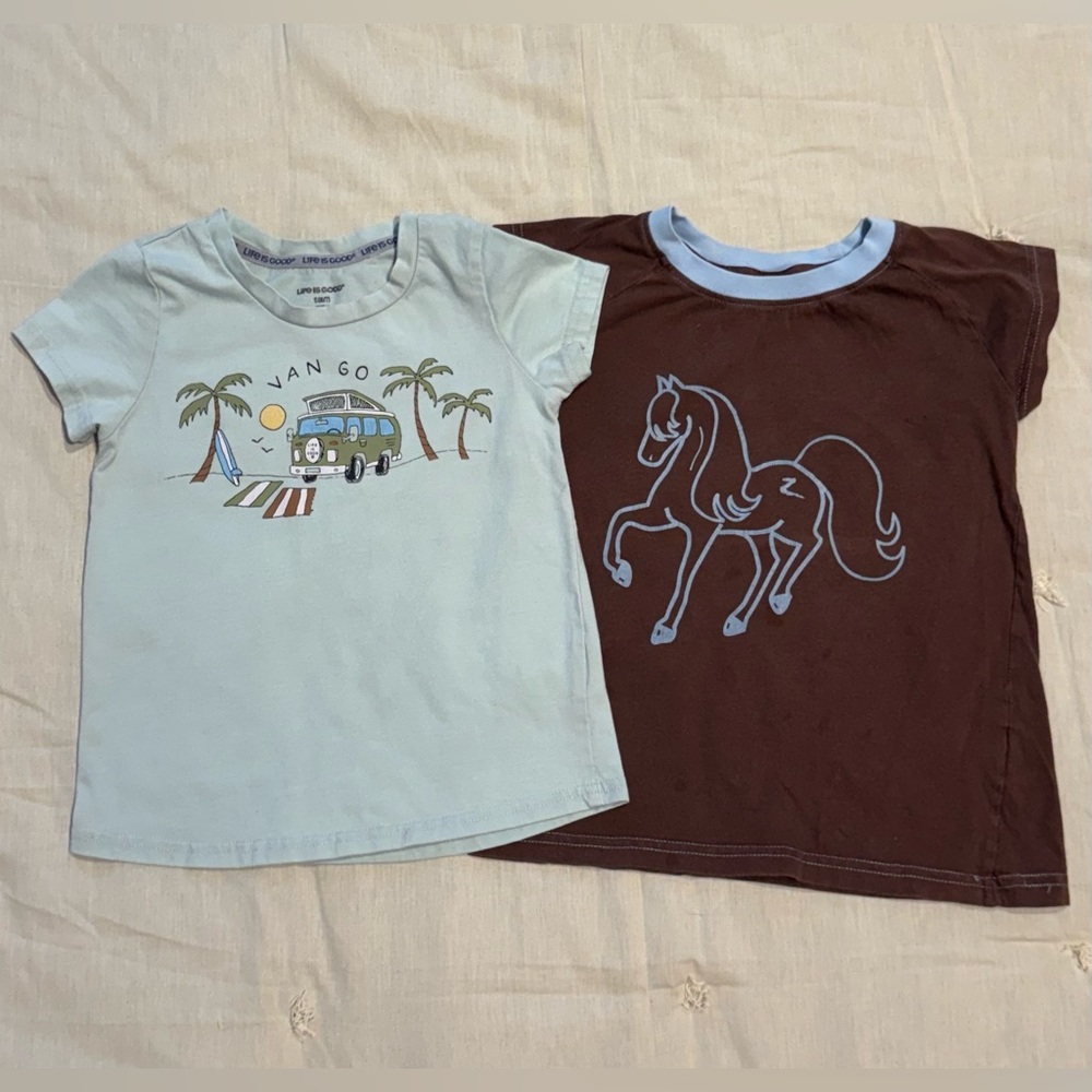 Horze Horse Tee and Life is Good "Van Go" Tee